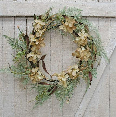 Teastain Hydrangea Wreath - The Fox Decor